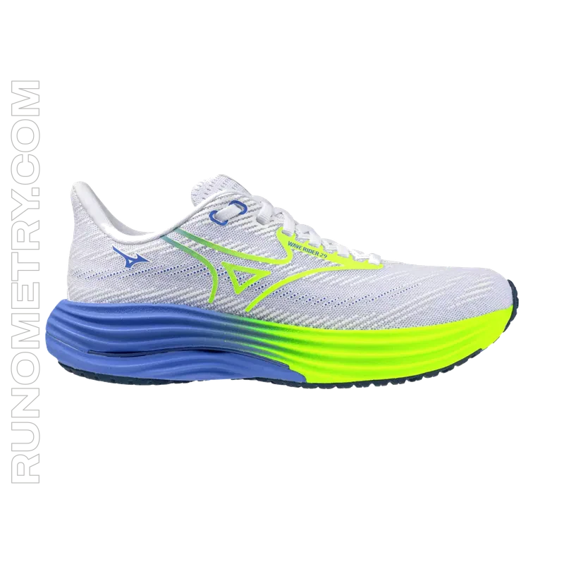 Mizuno Wave Rider 29, pohled z boku, Bílá