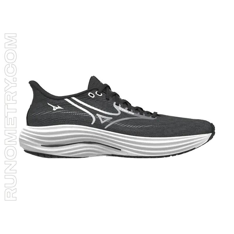 Mizuno Wave Rider 29, pohled z boku, Černá