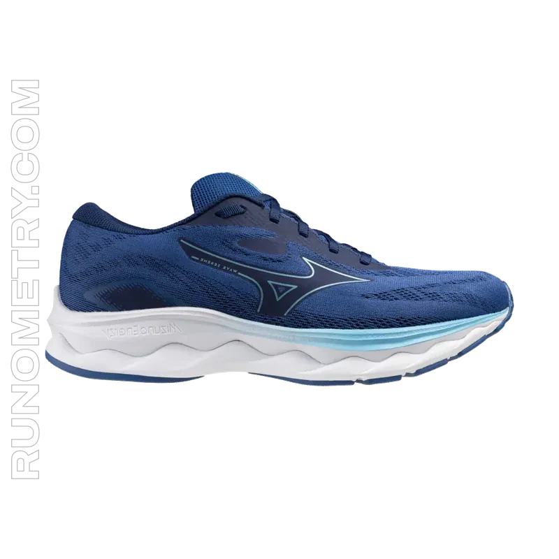 Mizuno Wave Serene, pohled z boku, Modrá