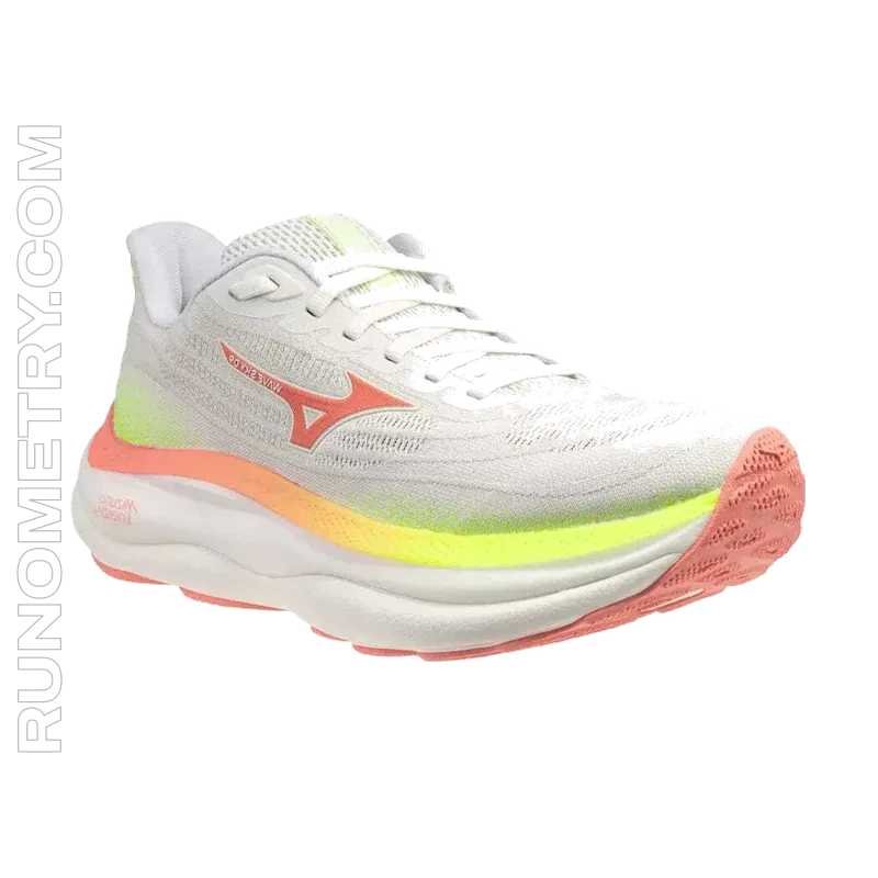 Mizuno Wave Sky 9, widok z boku, Biały