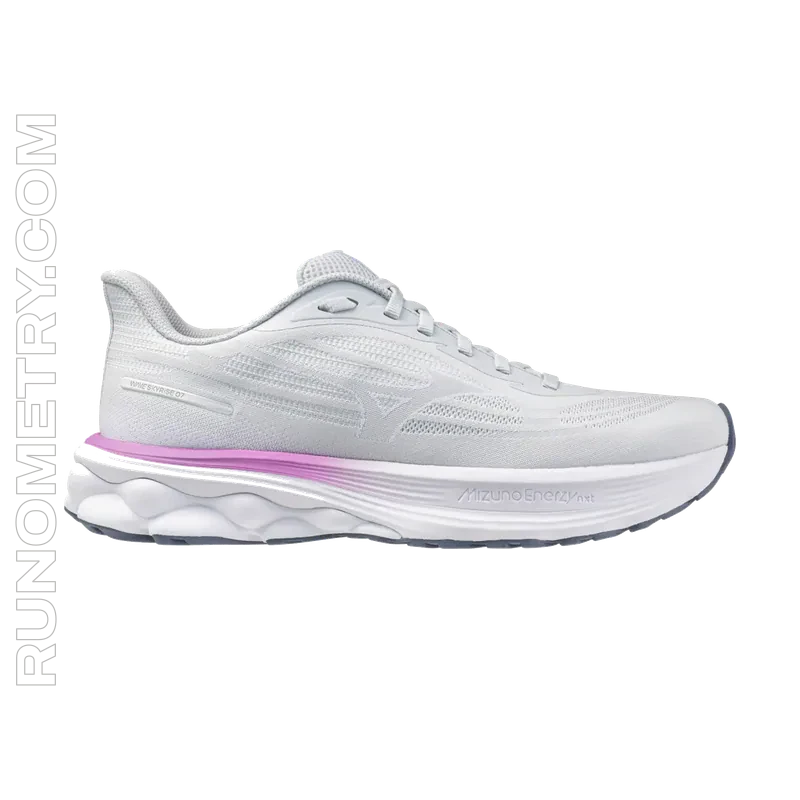 Mizuno Wave Skyrise 7, pohled z boku, Šedá