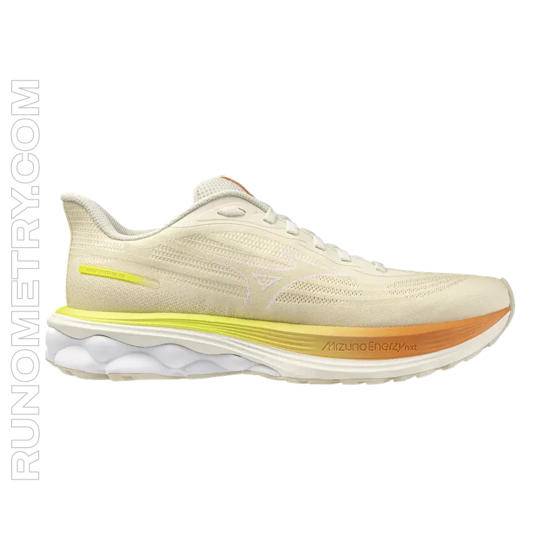 Mizuno Wave Skyrise 7, vista lateral, Blanco
