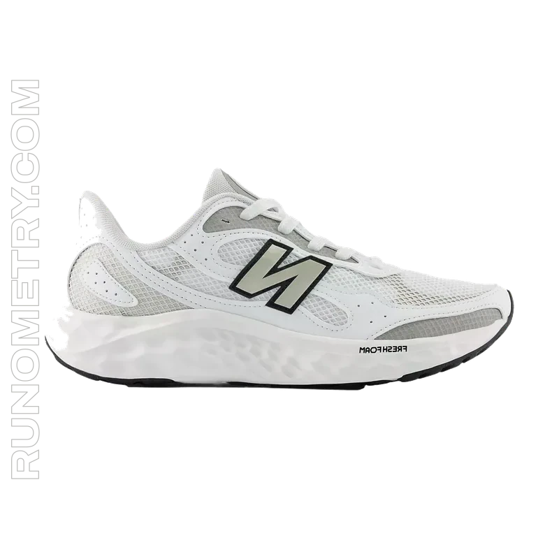 New Balance Fresh Foam Arishi v4, side view, White