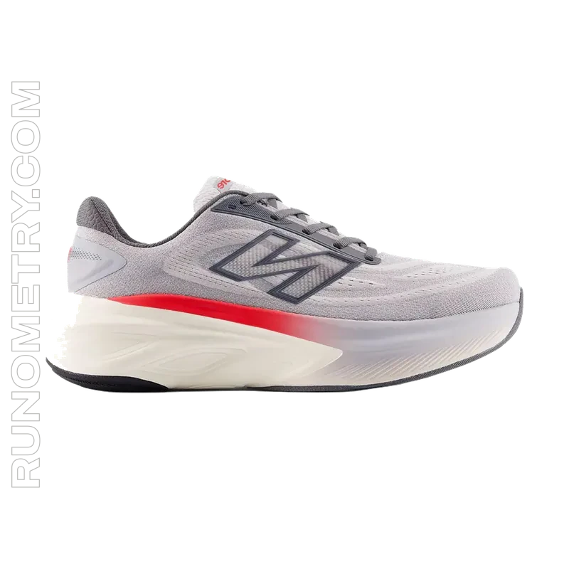 New Balance Fresh Foam X More v6, side view, Grey
