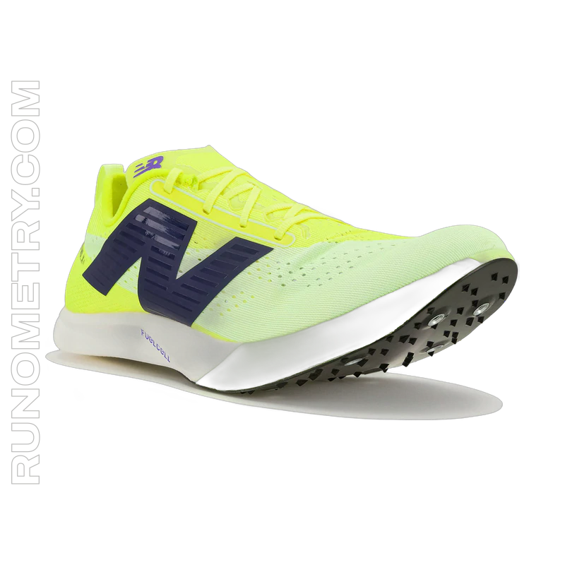 New Balance FuelCell SuperComp MD-X v3, vue de côté, Vert