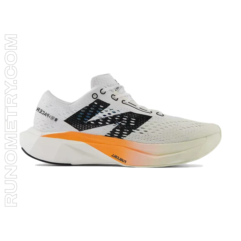 New Balance FuelCell SuperComp Pacer v2, side view, White