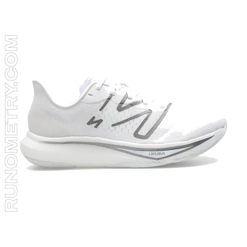 New Balance FuelCell Rebel v3, side view, White