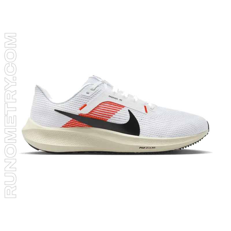 Nike Air Zoom Pegasus 40 EK, pohled z boku, Bílá