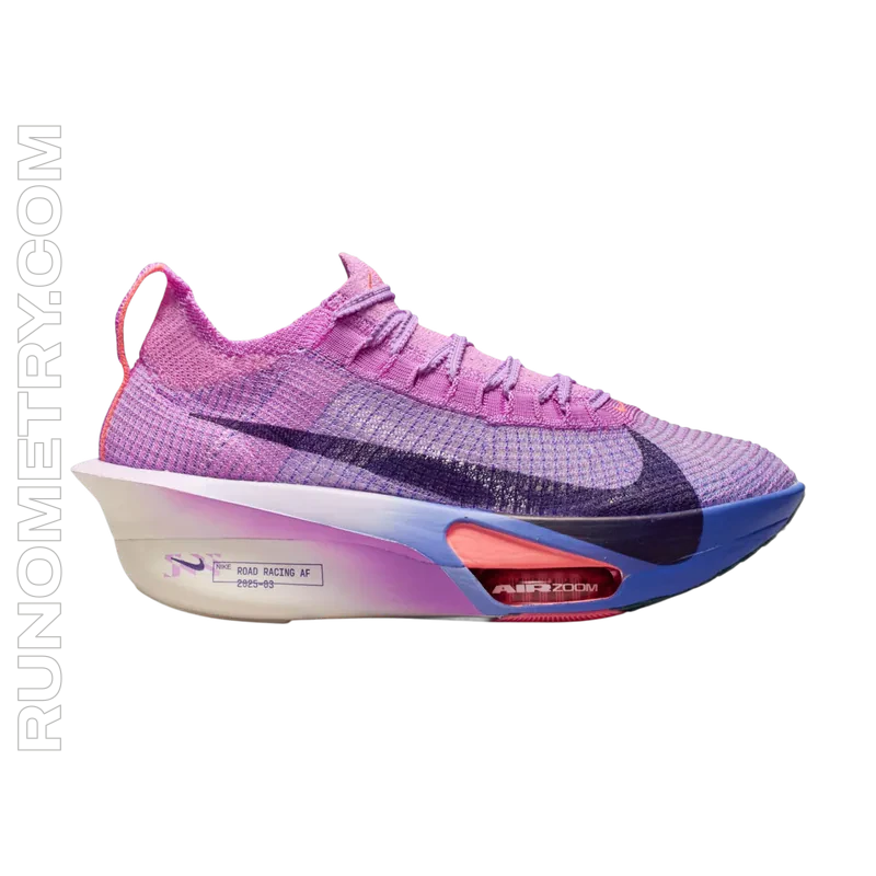 Nike Alphafly 3, widok z boku, Fioletowy