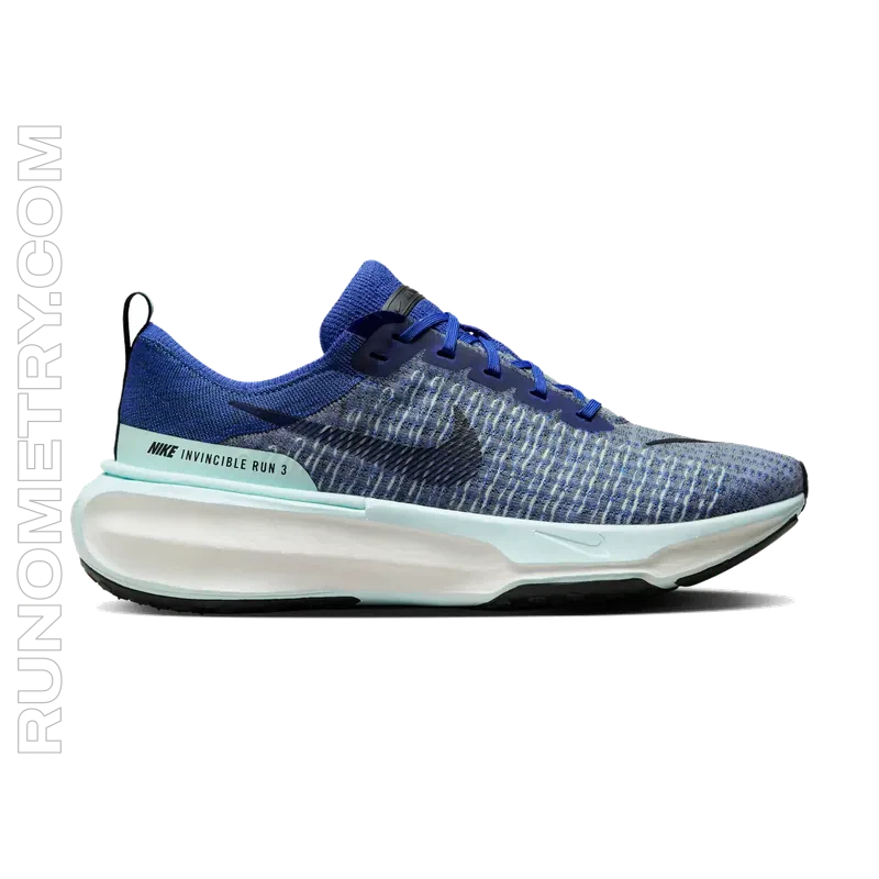 Nike Invincible 3, widok z boku, Niebieski