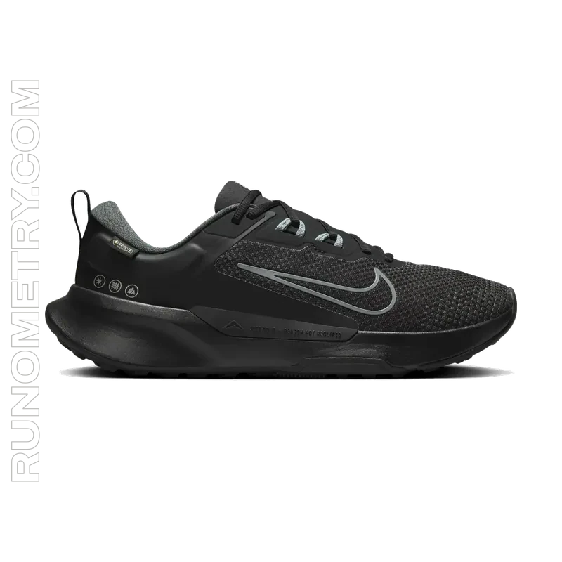 Nike Juniper 2 GORE-TEX, vedere laterală, Negru