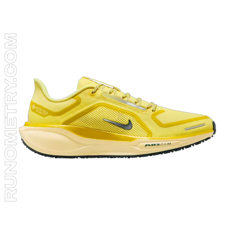 Nike Pegasus 41 GTX, Seitenansicht, Gelb