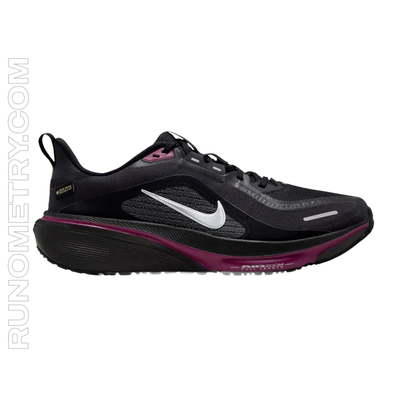 Nike Pegasus 42 GTX, Seitenansicht, Schwarz