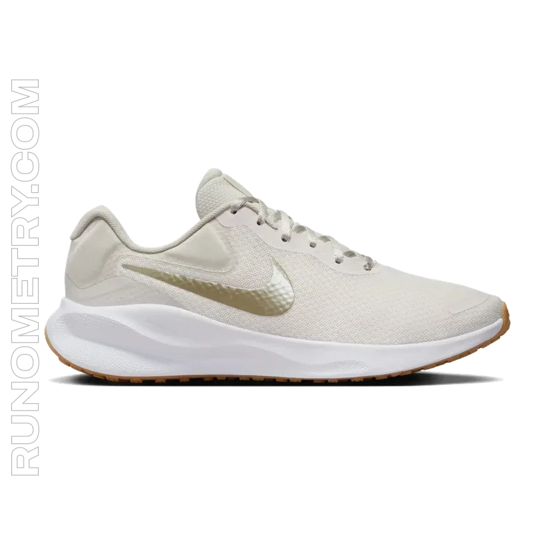 Nike Revolution 7, vista lateral, Cinza