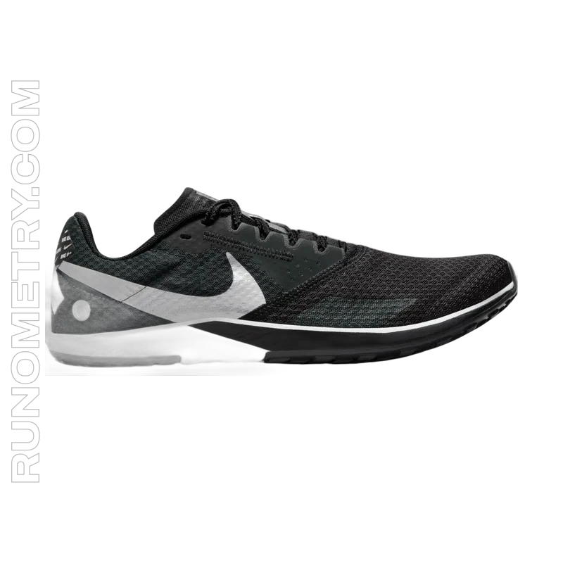 Nike Rival Waffle 6, vue de côté, Noir