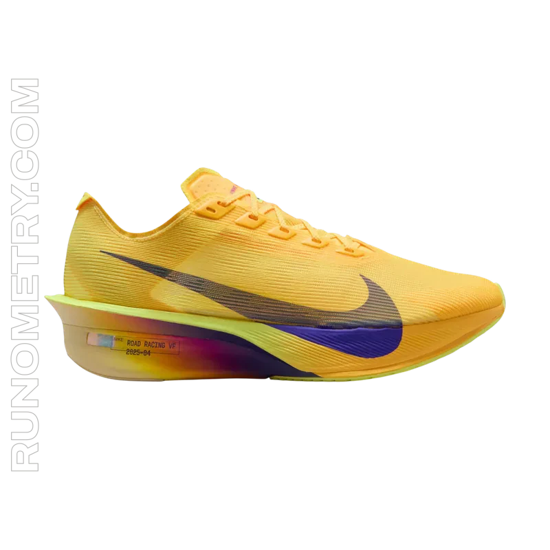 Nike Vaporfly 4, widok z boku, Żółty