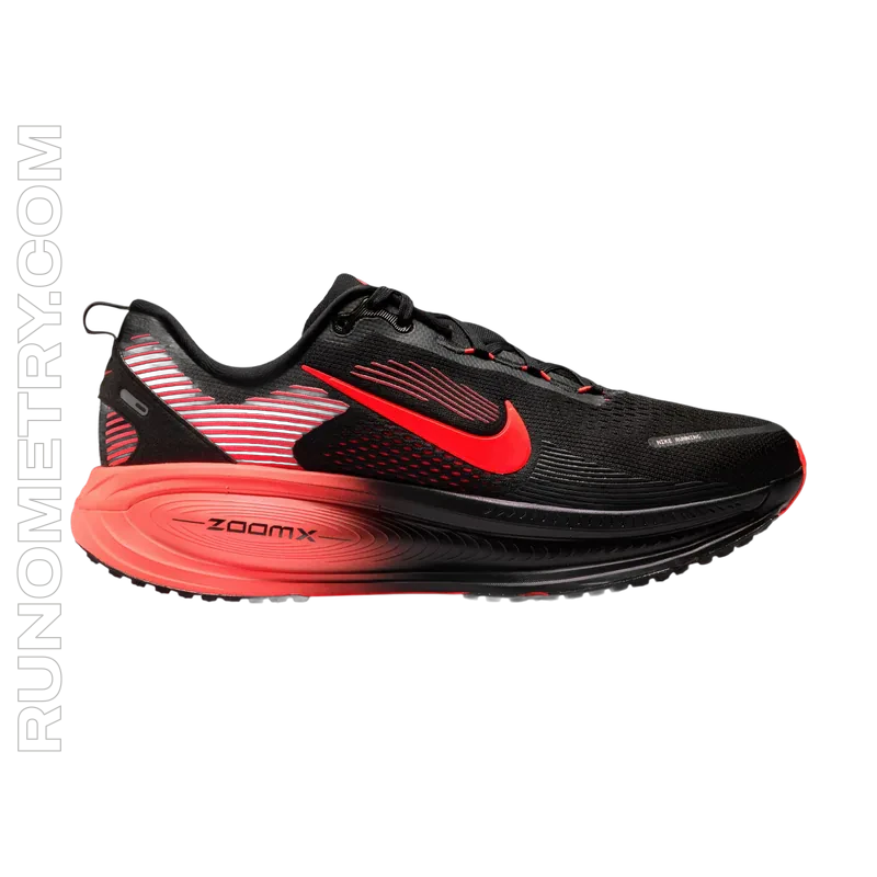 Nike Vomero 18, vista laterale, Nero