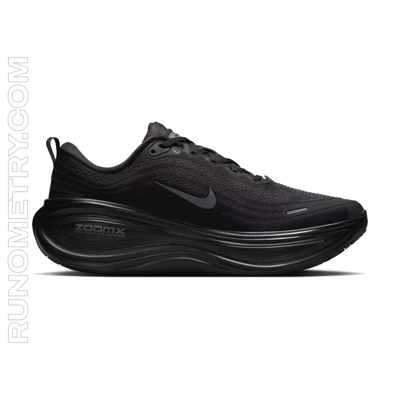 Nike Vomero Plus, vista laterale, Nero