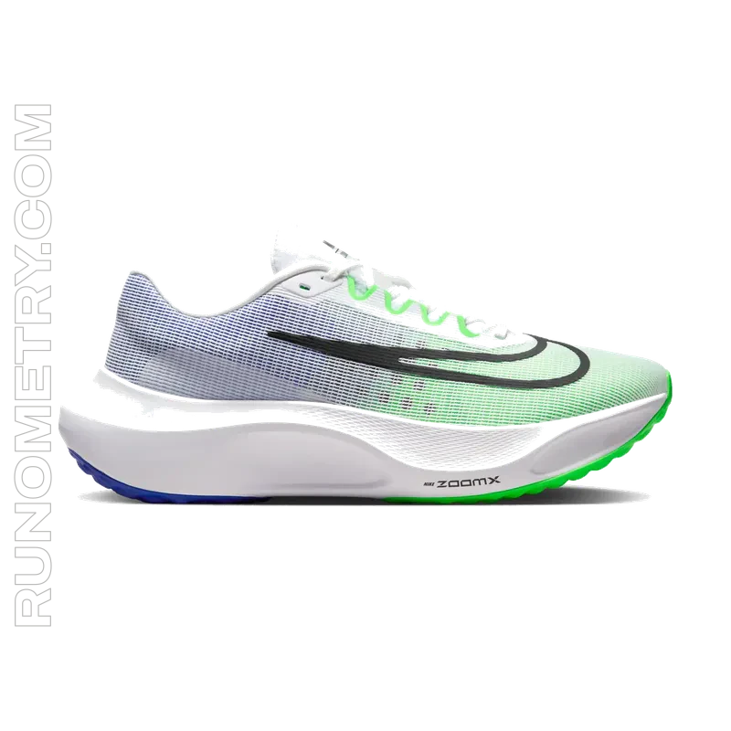 Nike Zoom Fly 5, pohled z boku, Bílá