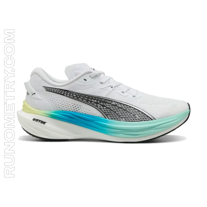 Puma Deviate NITRO 3, Seitenansicht, Weiß
