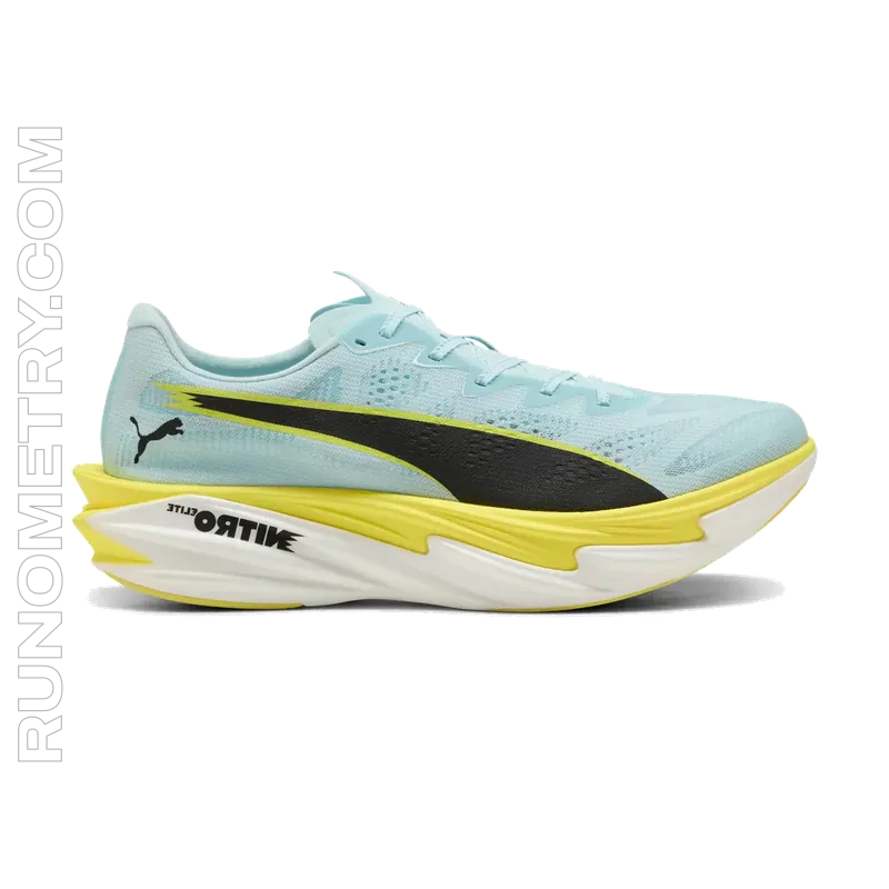 Puma Deviate NITRO Elite 4, side view, Grey