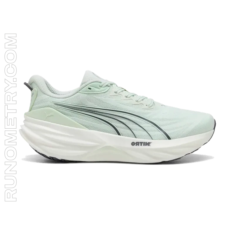 Puma ForeverRun NITRO 3, widok z boku, Zielony