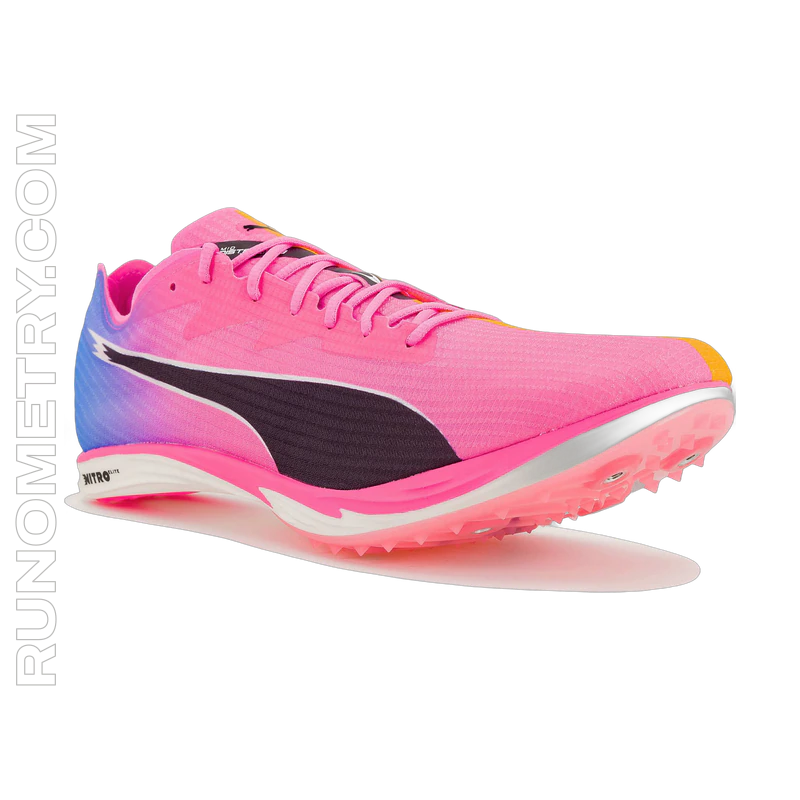 Puma Mid Distance NITRO Elite 3, Seitenansicht, Rosa