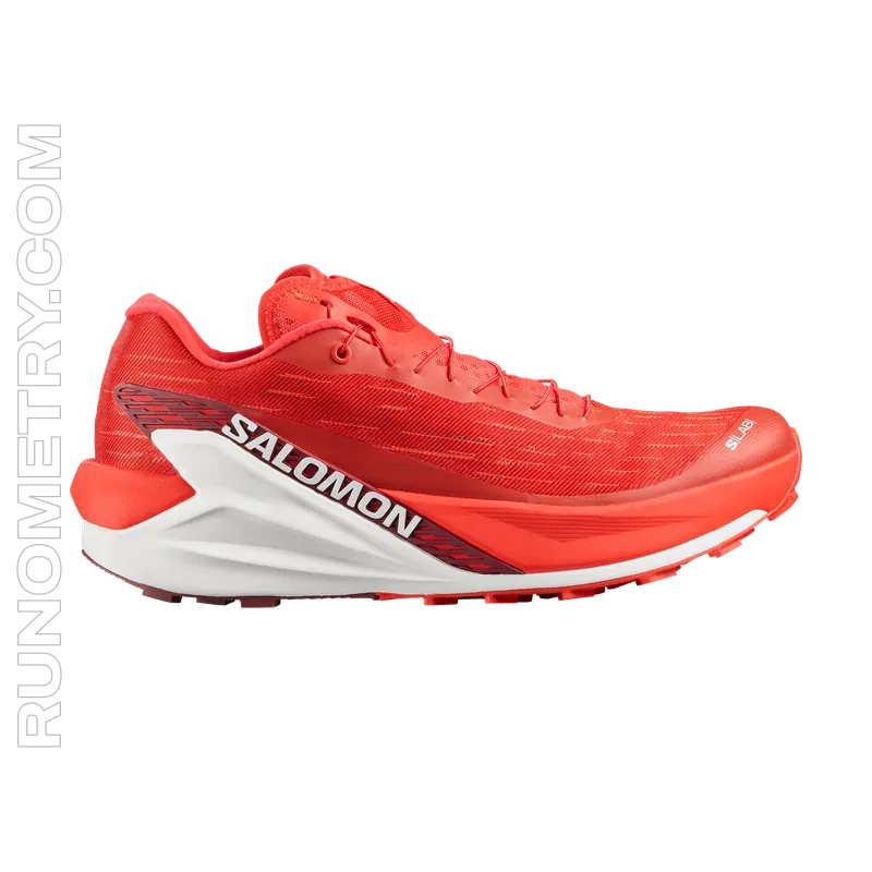 Salomon S/lab Pulsar 4, pohled z boku, Červená