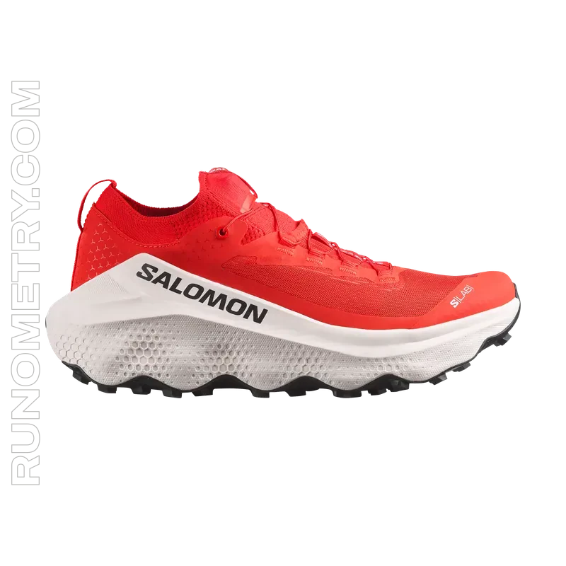 Salomon S/lab Ultra Glide 2, pohled z boku, Červená