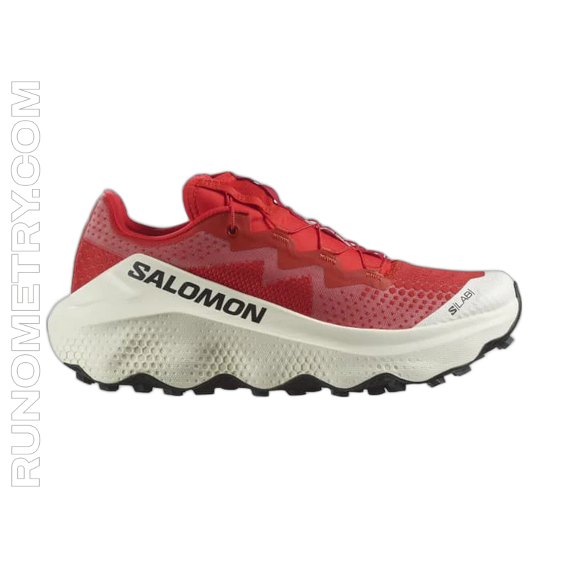 Salomon S/LAB Ultra Glide, vedere laterală, Roșu