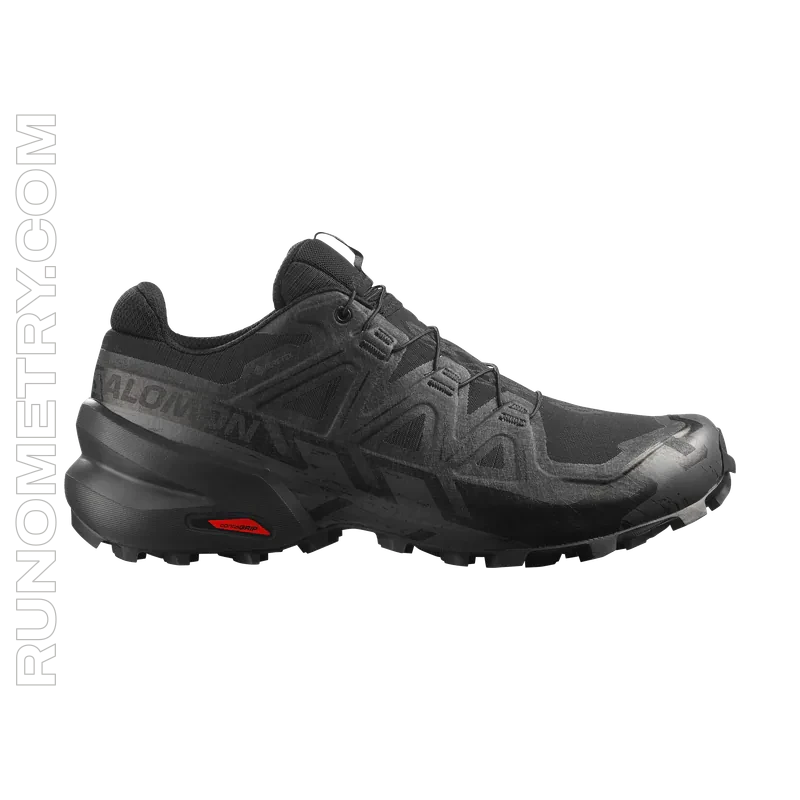 Salomon Speedcross 6 Gore-Tex, pohled z boku, Černá