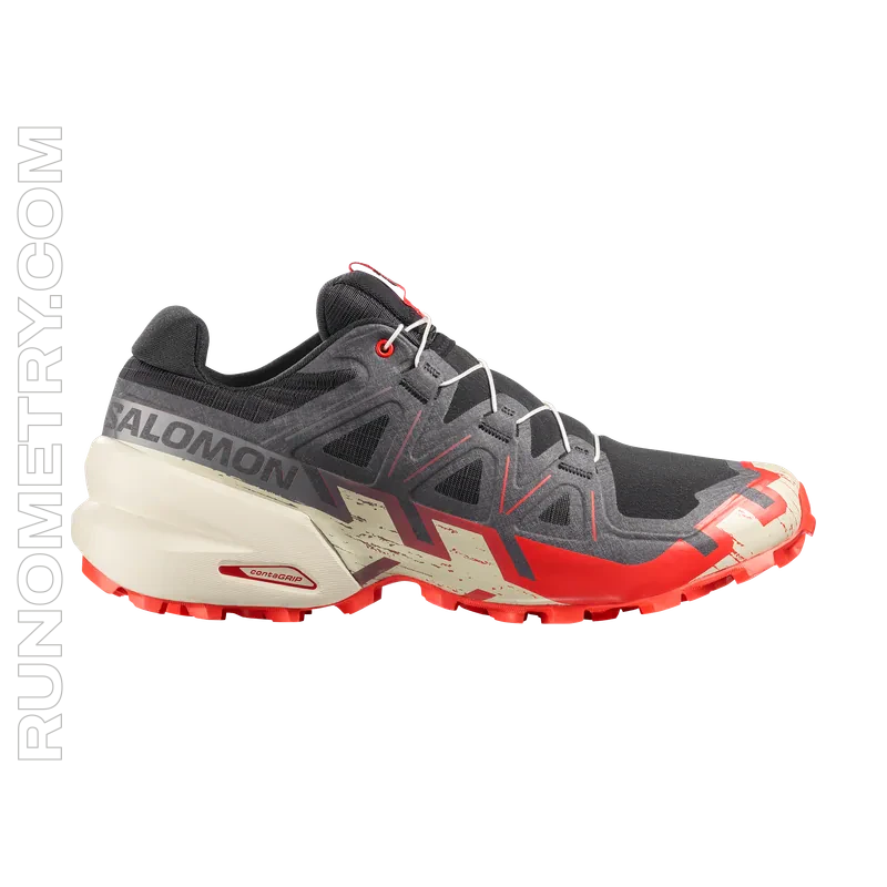 Salomon Speedcross 6, pohled z boku, Černá