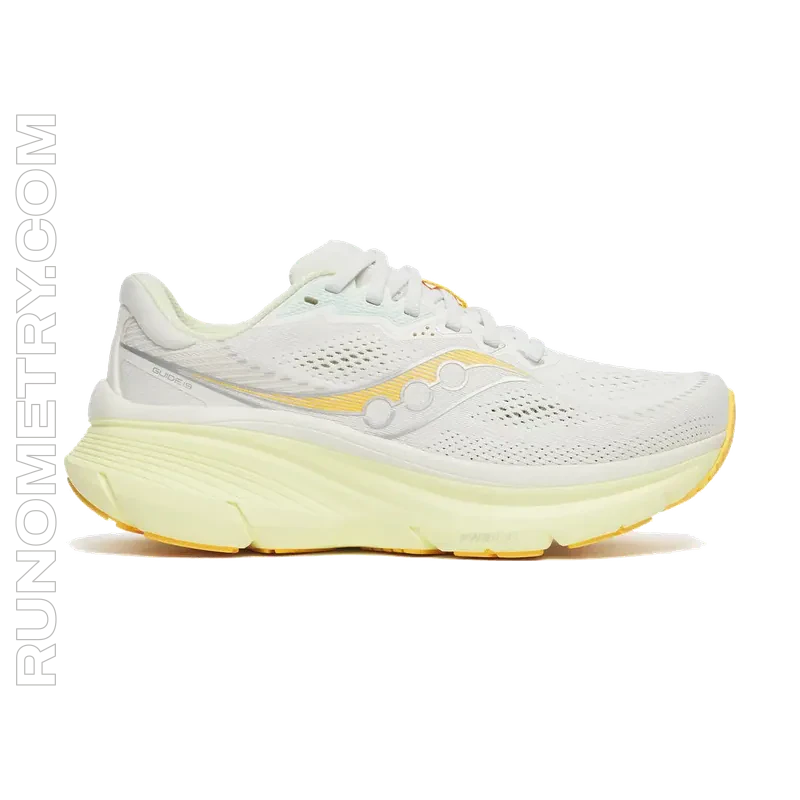 Saucony Guide 19, pohled z boku, Bílá