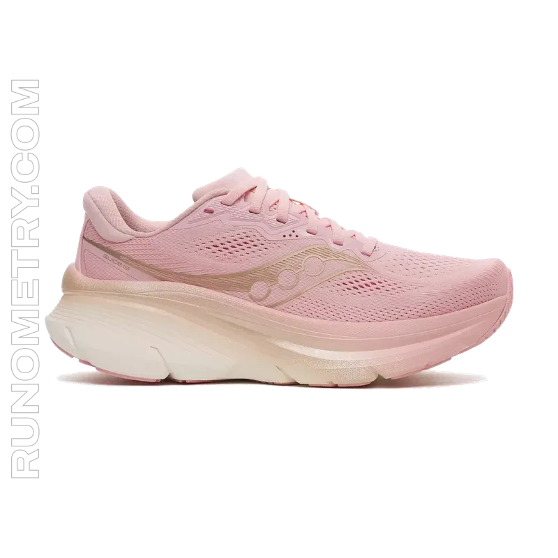 Saucony Guide 19, vista lateral, Rosa