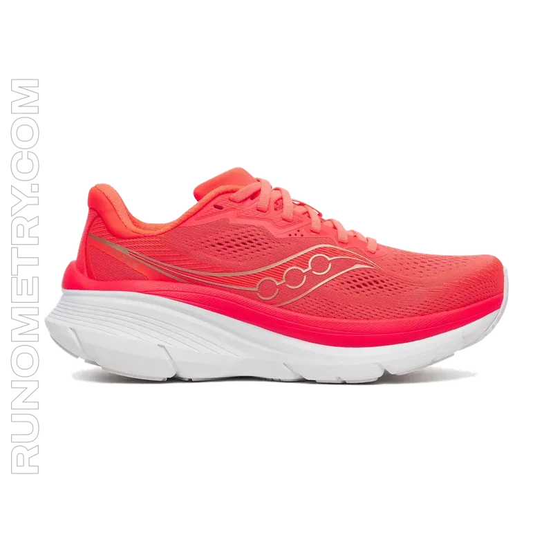 Saucony Guide 19, vista lateral, Rojo