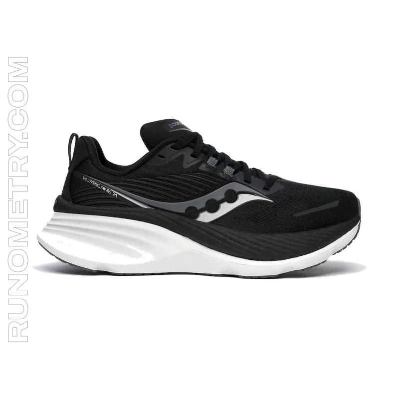 Saucony Hurricane 24, widok z boku, Czarny