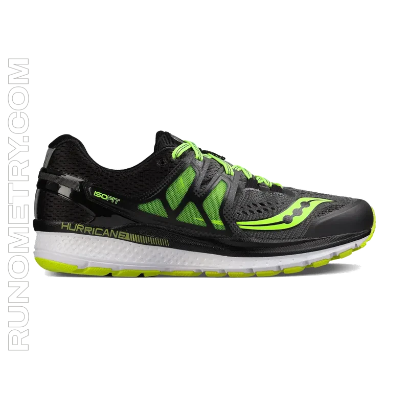 Saucony Hurricane Is03, pohled z boku, Šedá