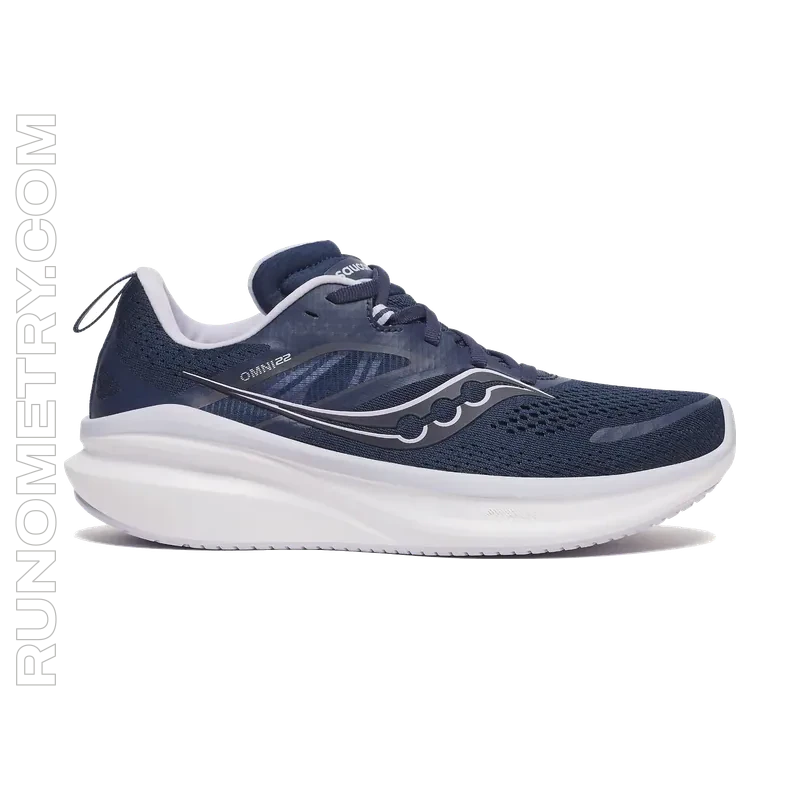 Saucony Omni 22, widok z boku, Niebieski