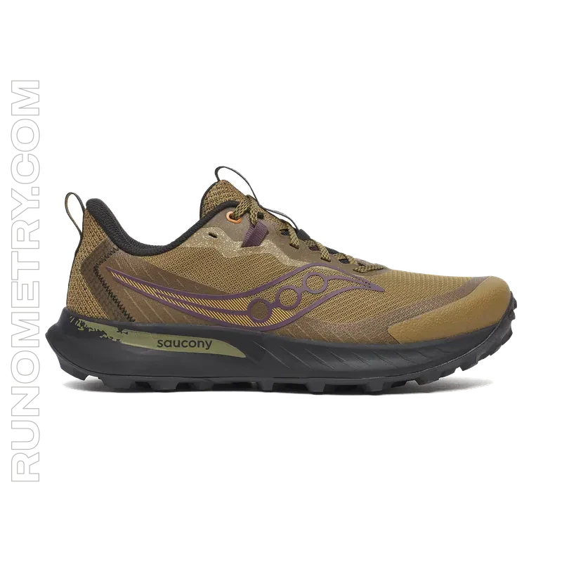 Saucony Peregrine 15, pohled z boku, Hnědá