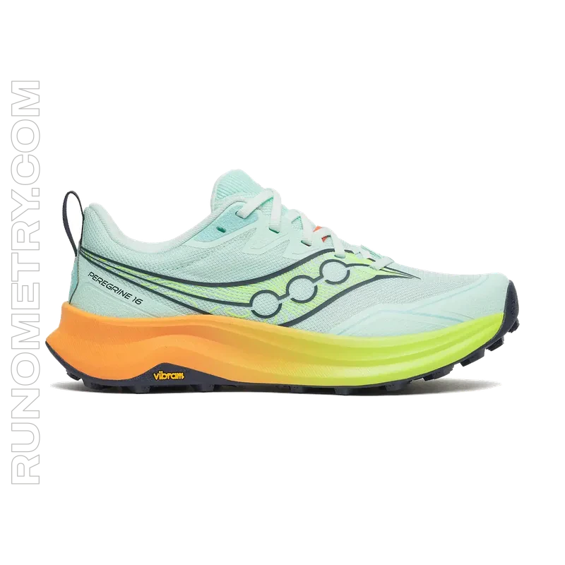 Saucony Peregrine 16, pohled z boku, Modrá