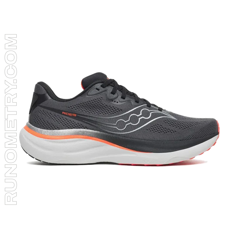 Saucony Ride 19, Seitenansicht, Schwarz