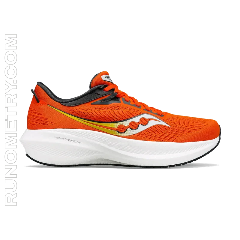 Saucony Triumph 21, pohled z boku, Oranžová