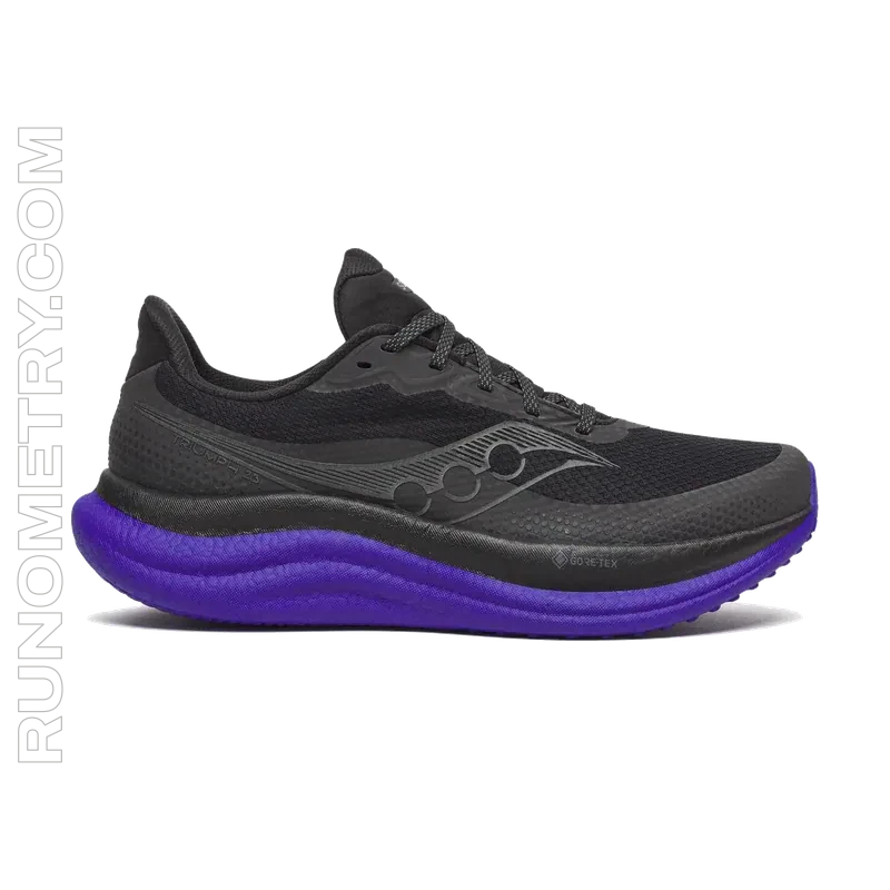 Saucony Triumph 23 GTX, side view, Black