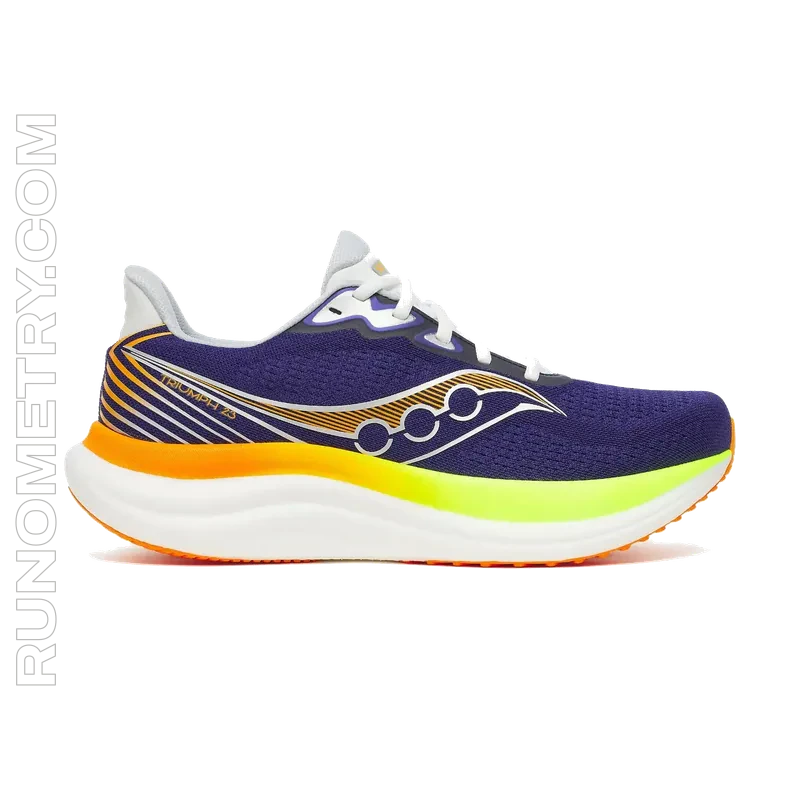 Saucony Triumph 23, vedere laterală, Mov