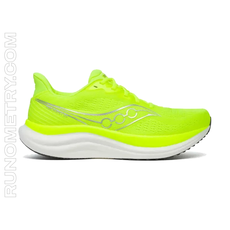 Saucony Triumph 23, pohled z boku, Žlutá