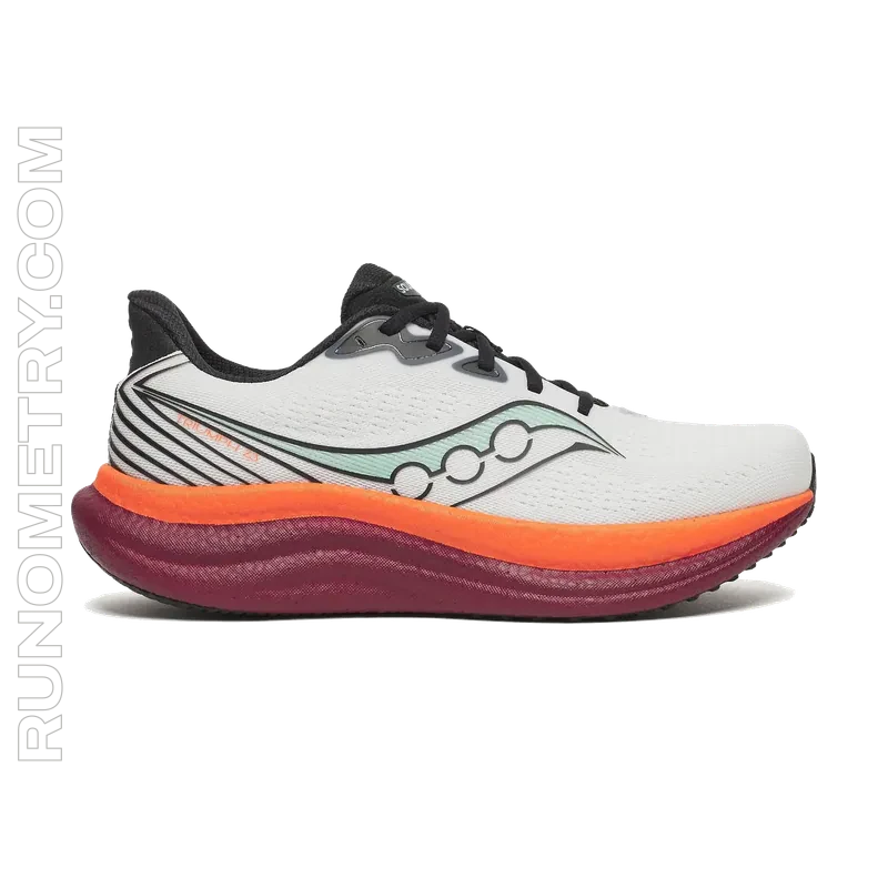 Saucony Triumph 23, zijaanzicht, Wit