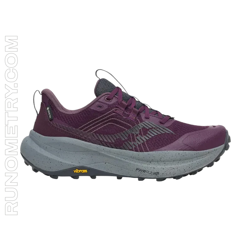 Saucony Xodus Ultra 4 GTX, vista lateral, Morado
