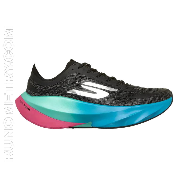 Skechers Aero Tempo, widok z boku, Czarny