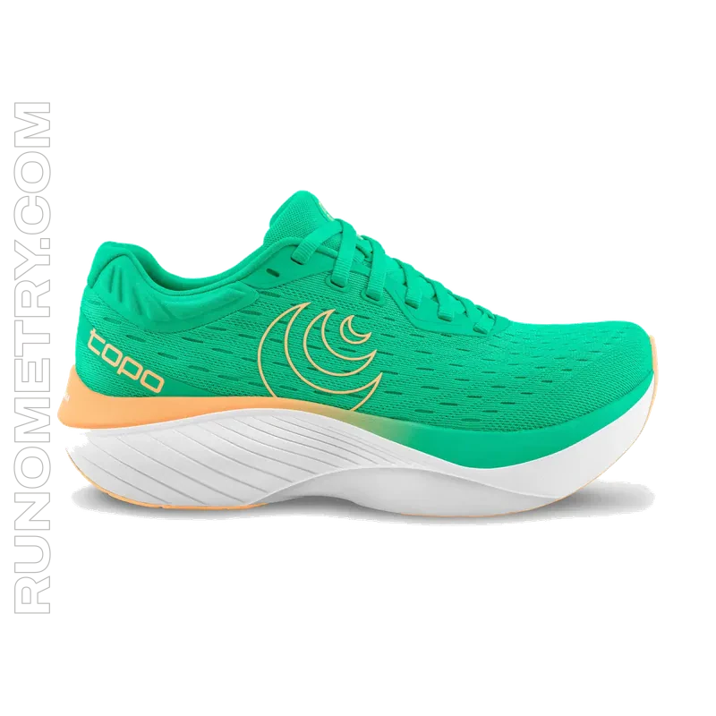 Topo Athletic Atmos, widok z boku, Zielony