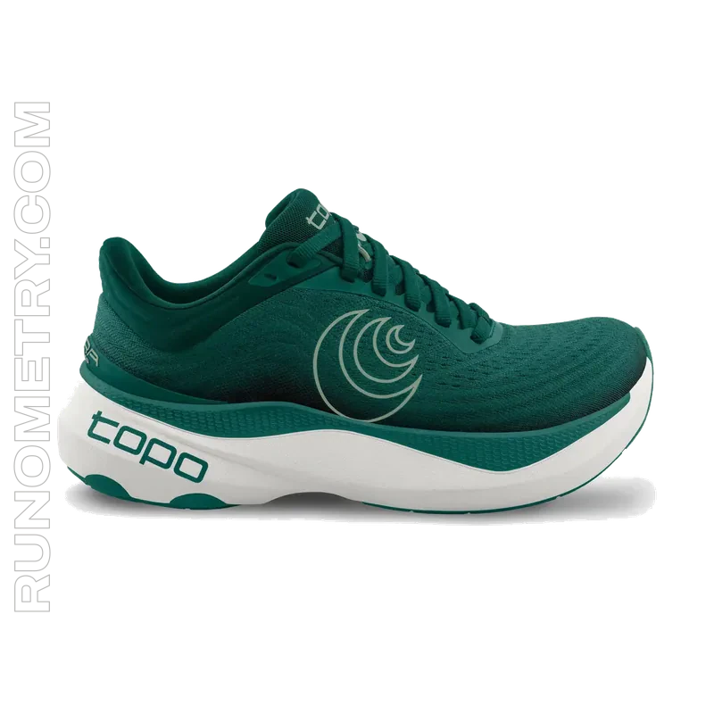 Topo Athletic Aura, widok z boku, Zielony